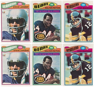 1977 Topps Football Complete & Incomplete Set Pair - Missing 8 Total Cards